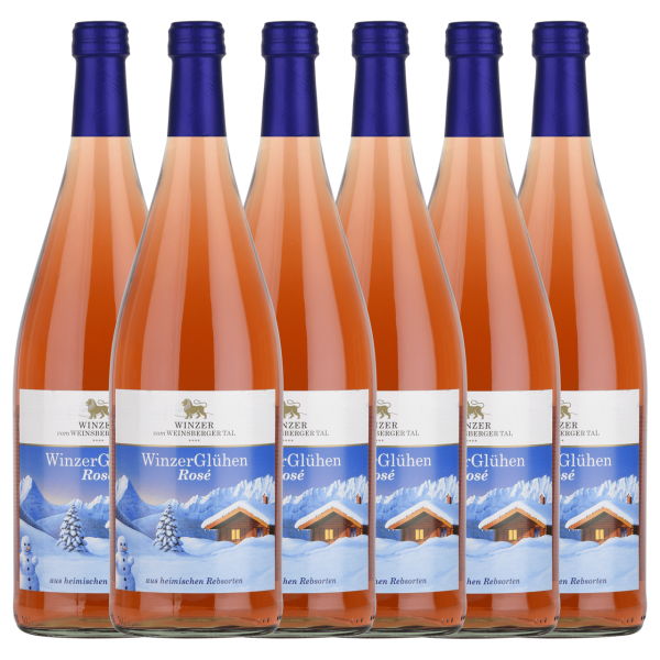 Winzer vom Weinsberger Tal Winzerglühwein rosé 1,0L 6er Karton