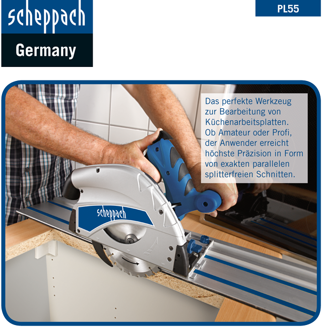 Scheppach 3in1 + HD2P PL55 Norma24 160mm | Kompakt-Absauganlage Tauchsägen-Set