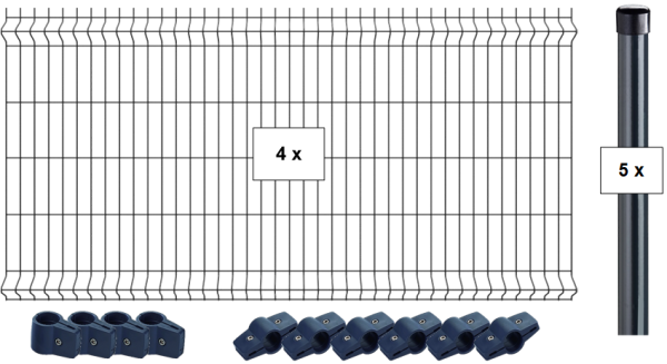 Zaunkomplettset - "STRATTON 2"