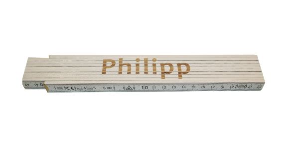 Werkzeuge GmbH Meterstab weiß Philipp