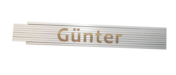 Werkzeuge GmbH Meterstab weiß Günter