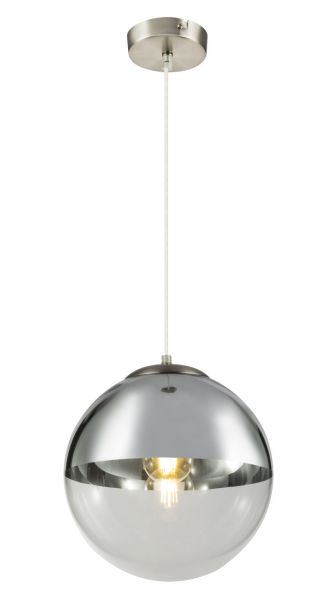 Lighting - VARUS - Hängeleuchte Metall Nickel matt, 1x E27