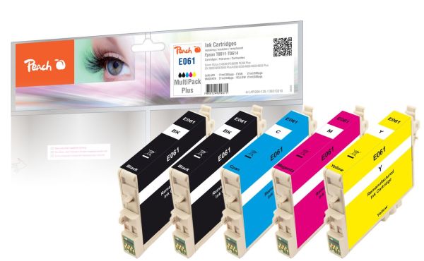 Spar Pack Plus Tintenpatronen ersetzt Epson T0611, T0615