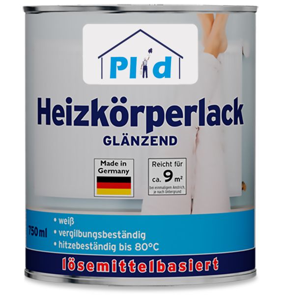 Premium Heizkörperlack LH Thermolack weiß Glänzend Weiß