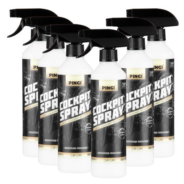 Pingi Gold Aktiv Cockpit Spray - 6er Set