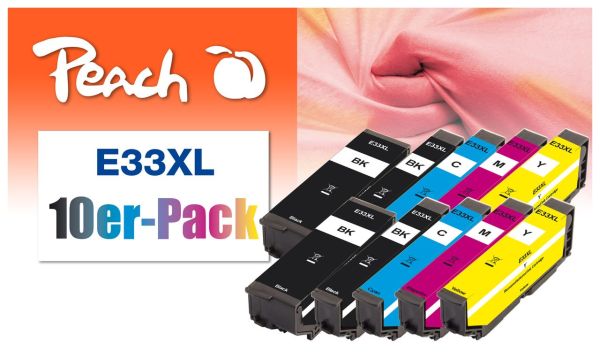 10er-Pack Tintenpatronen ersetzt Epson T3357, No. 33XL