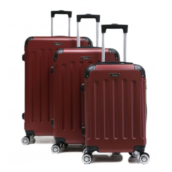 Reisekoffer Koffer 3 tlg Hartschale Trolley Set Kofferset Handgepäck Gepäck Reisetasche