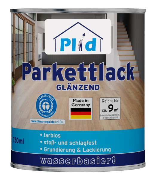 Premium Parkettlack Parkettsiegel Klarlack Farblos Glänzend