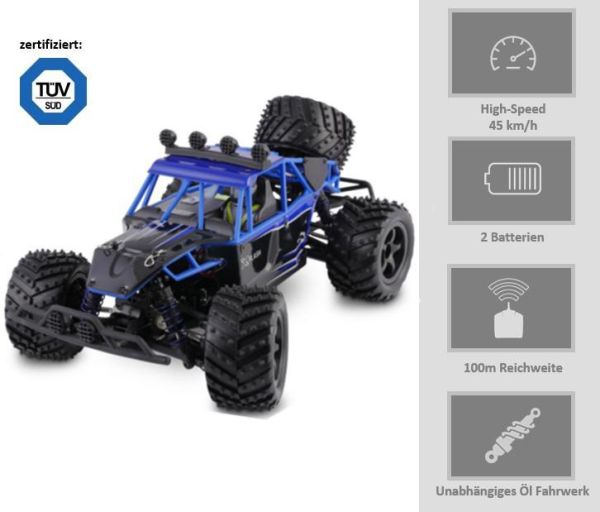 RC Buggy X-Flash mit LED 45km/h