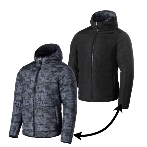 Thermo-Wende-Steppjacke für Herren