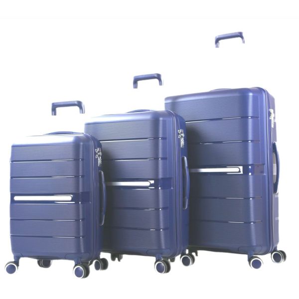 Reisekoffer Koffer 3 tlg Set Trolley Kofferset Handgepäck Polypropylen Gepäck