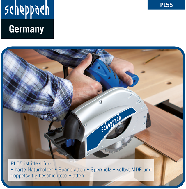 + HD2P | Scheppach 3in1 PL55 160mm Norma24 Tauchsägen-Set Kompakt-Absauganlage