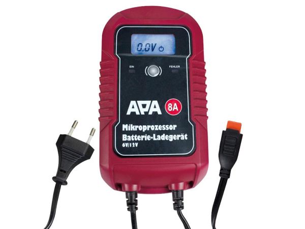 AUDEW Autobatterie-Ladegerät (Auto Motorrad Batterie-Ladegerät 6V/12V  100-240V)