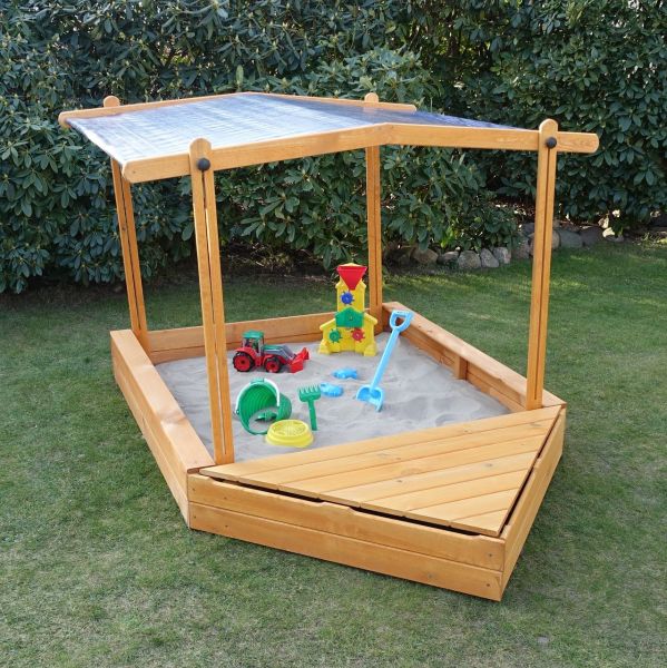 Promadino Sandkasten "MULTI" + Bugbox + Sonnendach