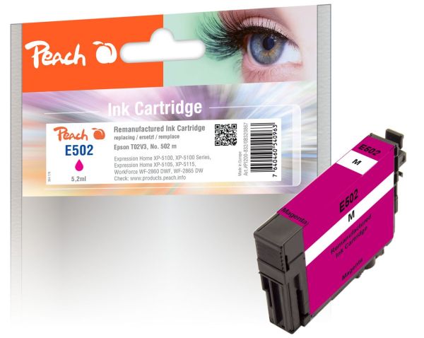 Tintenpatrone magenta ersetzt Epson No. 502M