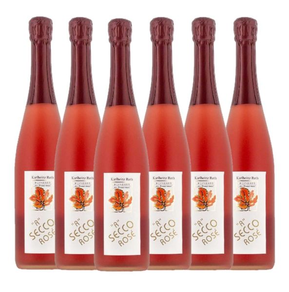 Weingut Karlheinz Roth Secco rosé Deutscher Perlwein Rosé - 6er Karton