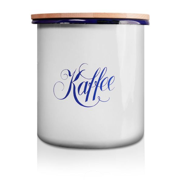 Emaillierte Dose Husum für Kaffee, 16 cm