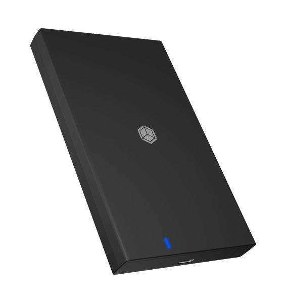 IB-200T-C3, Gehäuse für 1x SSD/HDD mit USB 3.2 Gen 1 Type-A/Type-CKombi-Kabel