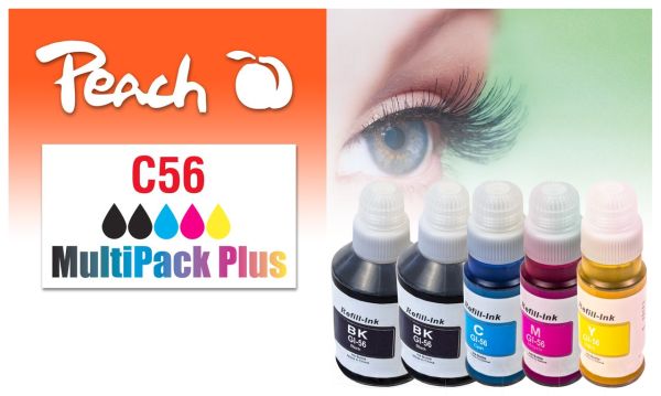 Spar Pack Plus Tintenpatronen, ersetzt Canon GI-56