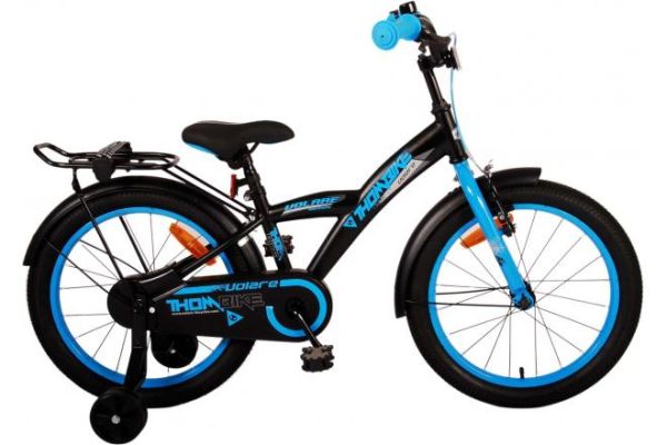 Thombike Kinderfahrrad - Jungen - 18 Zoll - Schwarz Blau