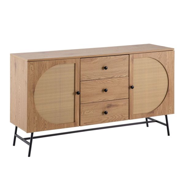 Sideboard Eiche-Dekor 140x80x40 cm