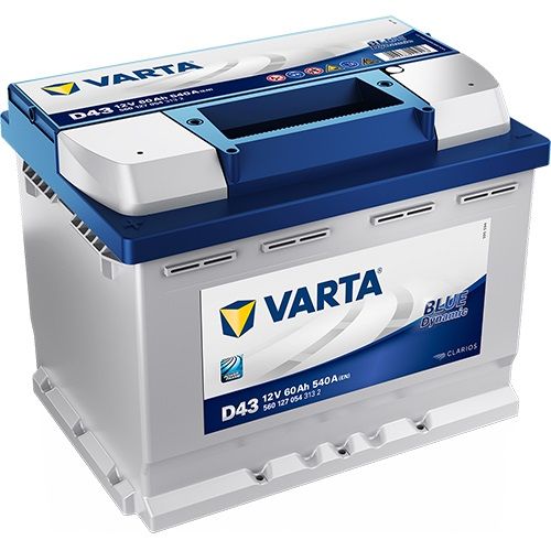 Blue Dynamic 5601270543132 Autobatterien, D43, 12 V, 60 Ah, 540 A