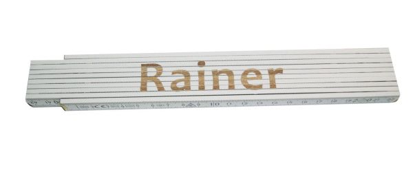 Werkzeuge GmbH Meterstab weiß Rainer
