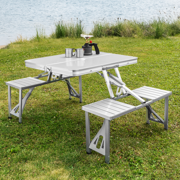 Klappmöbel-Set Outdoor Camping Klapptisch Tischset