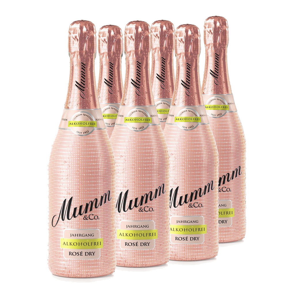 Karton Sekt Mumm Norma24 Rosé - Trockener 6er | Alkoholfreier