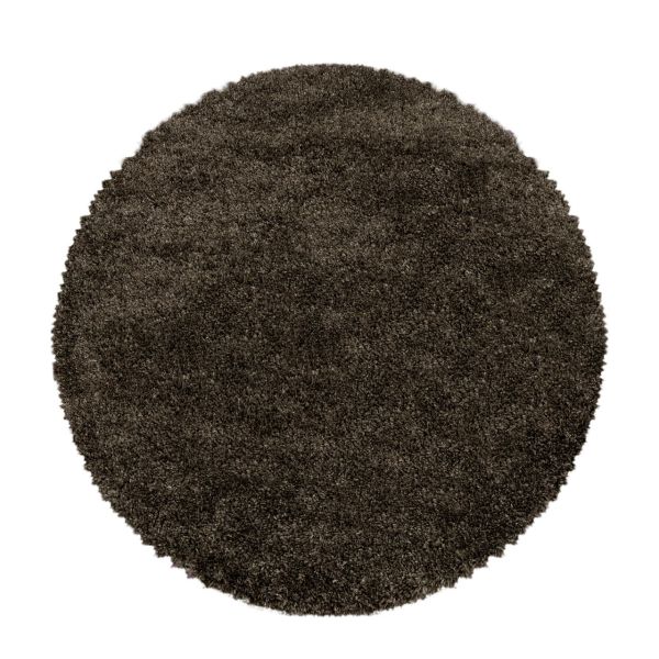 Teppich, FLUFFY 3500, BROWN, 80 x 80 cm