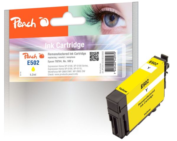 Tintenpatrone gelb ersetzt Epson No. 502Y