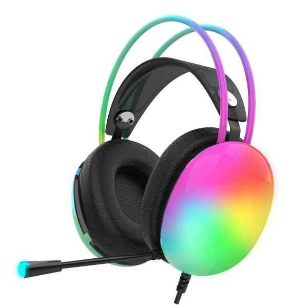 Kopfhörer mit Mikrofon Gaming Headset Empousa 7.1 Virtual Surround RGB
