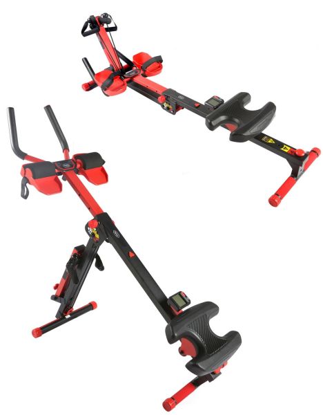 Body Coach Multi-Fitnessgerät 3-in-1 Rudergerät Tube und AB Bauchmuskel-Trainer