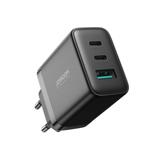 Schnellladegerät 2x USB-C USB-A 32W Wandladegerät - Schwarz