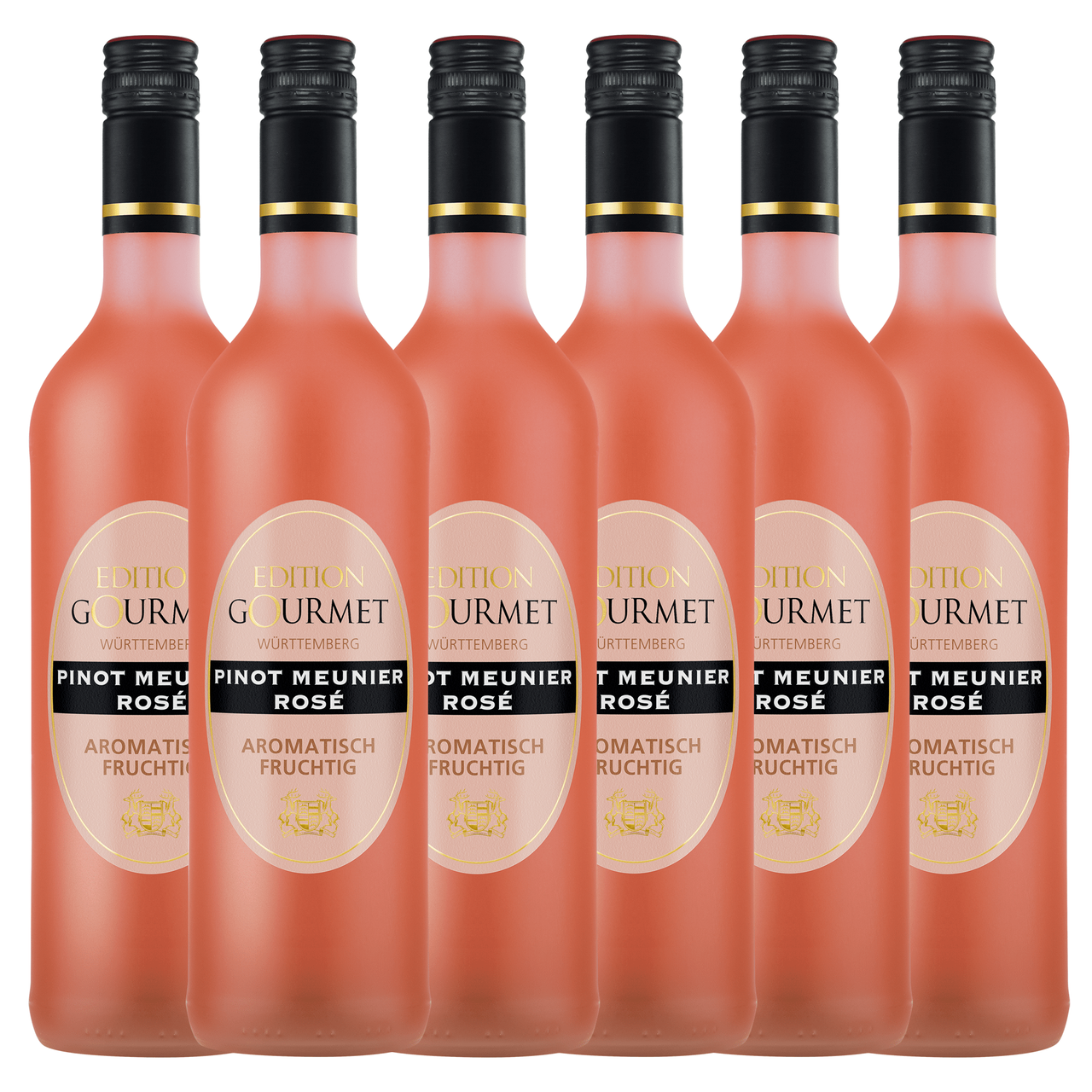 Edition Gourmet Pinot Meunier Rosé Qualitätswein6er Karton