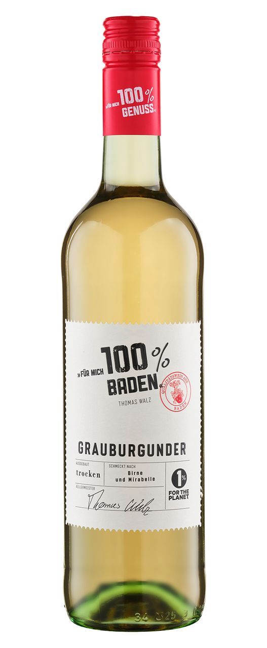 FÜR MICH 100% BADEN GRAUBURGUNDER  0,75 l