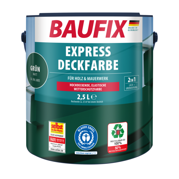 Express Deckfarbe grün