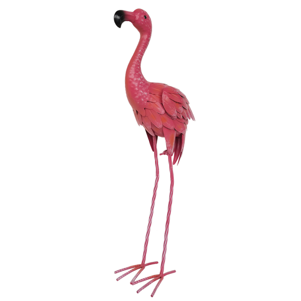 Metall-Gartenfigur - Flamingo