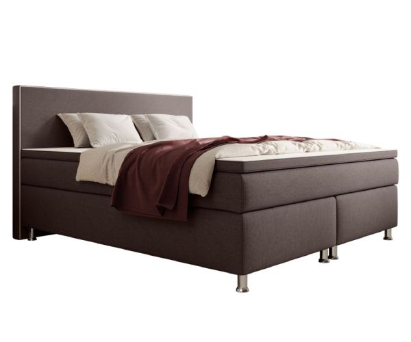 Boxspringbett Gent 180x200cm Braun Taschenfederkern