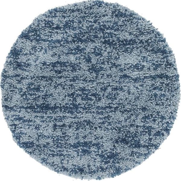 Teppich "Top Shag" Rund Blau CA10136