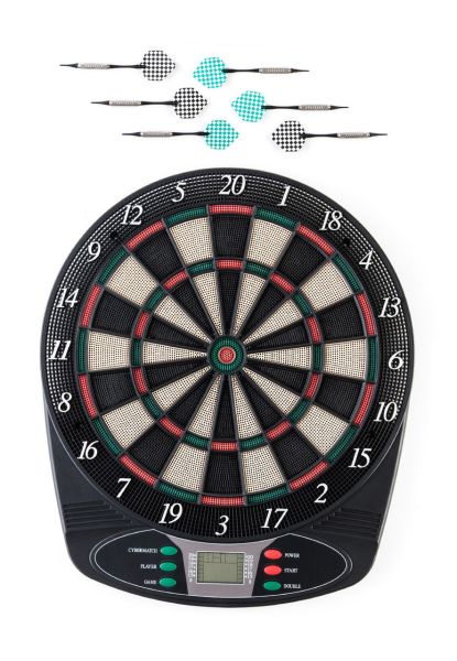 Elektronische Dartscheibe Classic 1-8 Spieler 6 Softdarts Pfeile Score Display