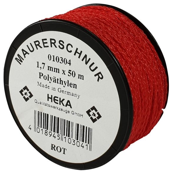 Fliesenlegerschnur (P) 1.7 x 50 m rot