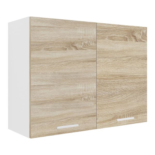 Küchenschrank Breite 80 cm Holztür Hängeschrank Küche Küchenmöbel Esilo