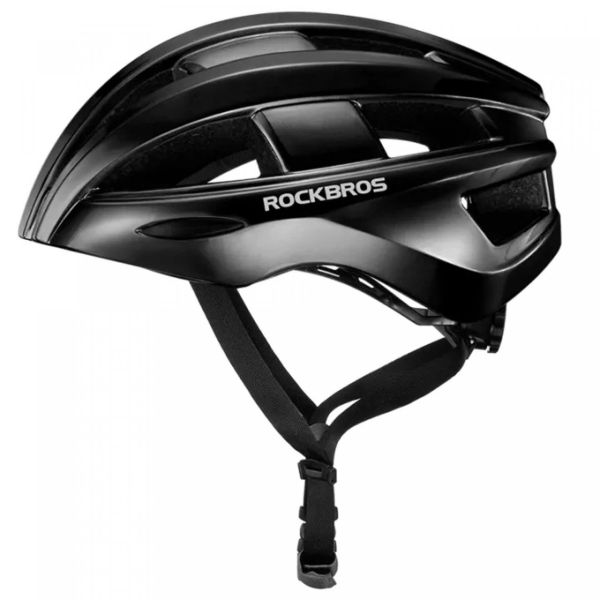 Rockbros ZK-013BK Fahrradhelm in Schwarz mit verstellbarem Verschluss 55-60 cm