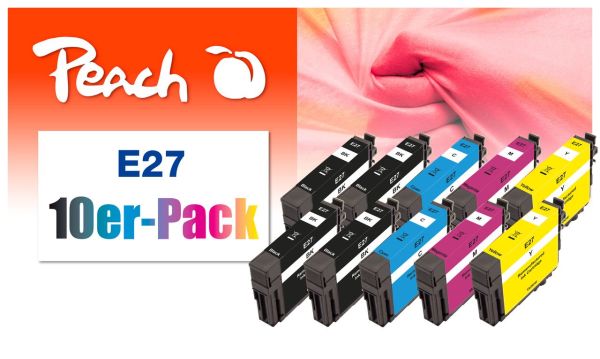 10er-Pack Tintenpatronen ersetzt Epson T2706, No. 27